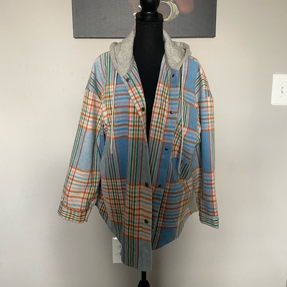 Trendy Plaid Striped Hoodie 🎬 - Picture 3 of 9